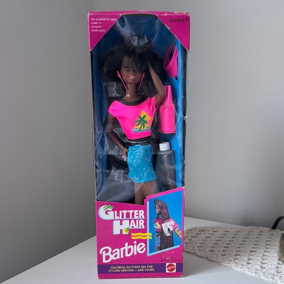 Barbie Other - Barbie Glitter Hair Afroamerican